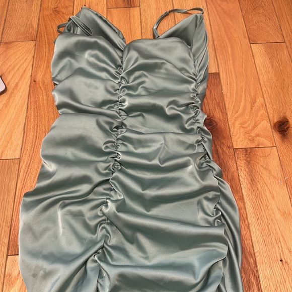 Silk Mini Dress - Picture 2 of 5